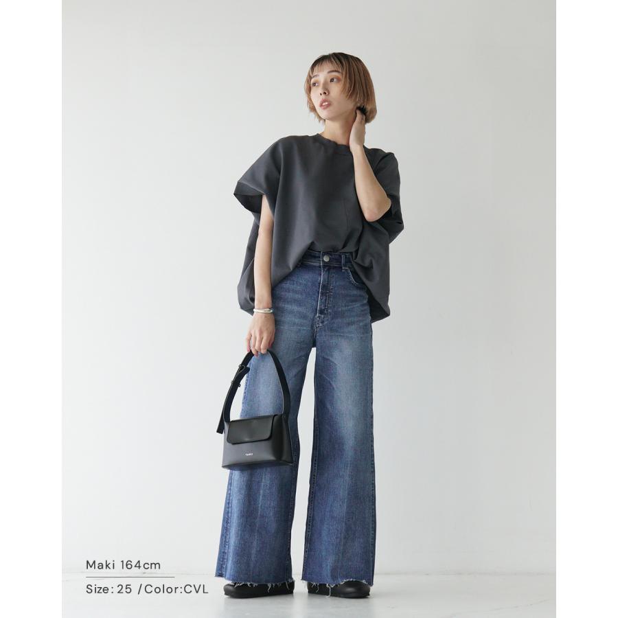 YANUK（ヤヌーク） SALE！ヤヌーク デニム ワイドフレア デニムパンツ