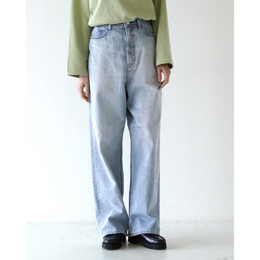 YANUK（ヤヌーク） ジョーン JOAN ルーズ ストレート デニムパンツ