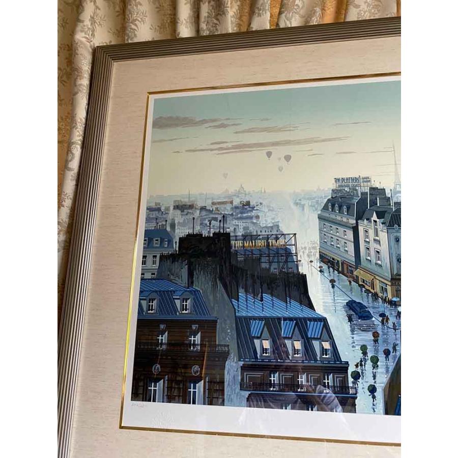 ヒロ、ヤマガタ レイニーデイII シルクスクリーン 絵画 ED有り 版画