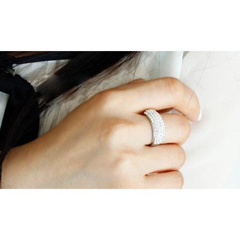 SWAROVSKI（スワロフスキー） 指輪 リング パヴェリング ハーフ