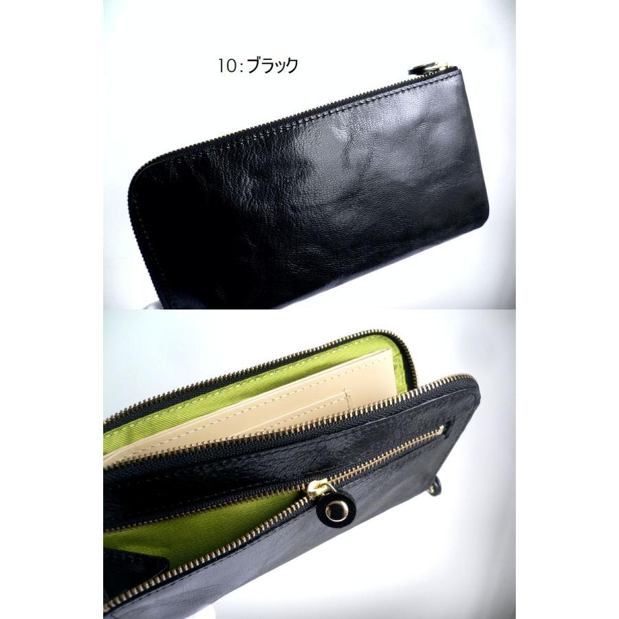 ノベルティ ORTICO オルティコ 長財布 薄い財布 ゴート ヤギ革 L字