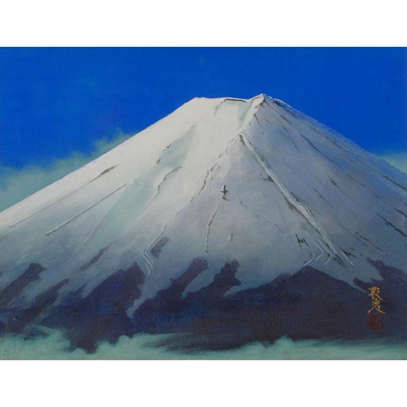 池田彰彦 富士 富士山 絵画 風景画 日本画 インテリア 一点物 和風