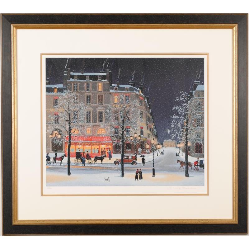ミッシェル・ドラクロワ 忘れがたき夕べ パリ 絵画 風景画 フランス