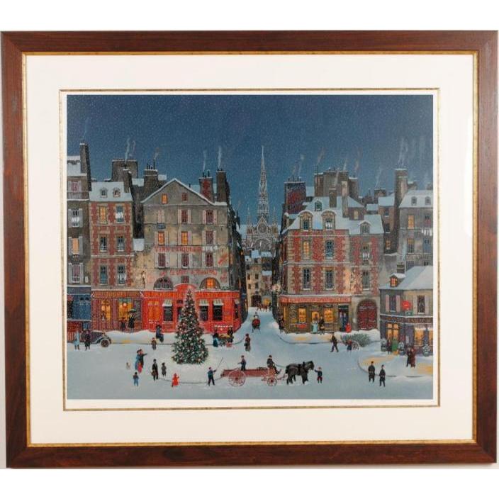 ミッシェル・ドラクロワ ノエル・ノエル パリ 絵画 風景画 クリスマス