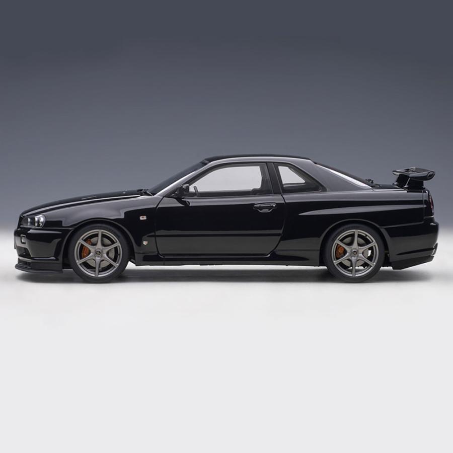 ミニカー 1/18 日産 スカイライン GT-R R34 Vスペック II ブラック