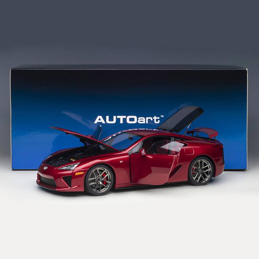 ミニカー 1/18 レクサス LFA パール レッド オートアート LEXUS
