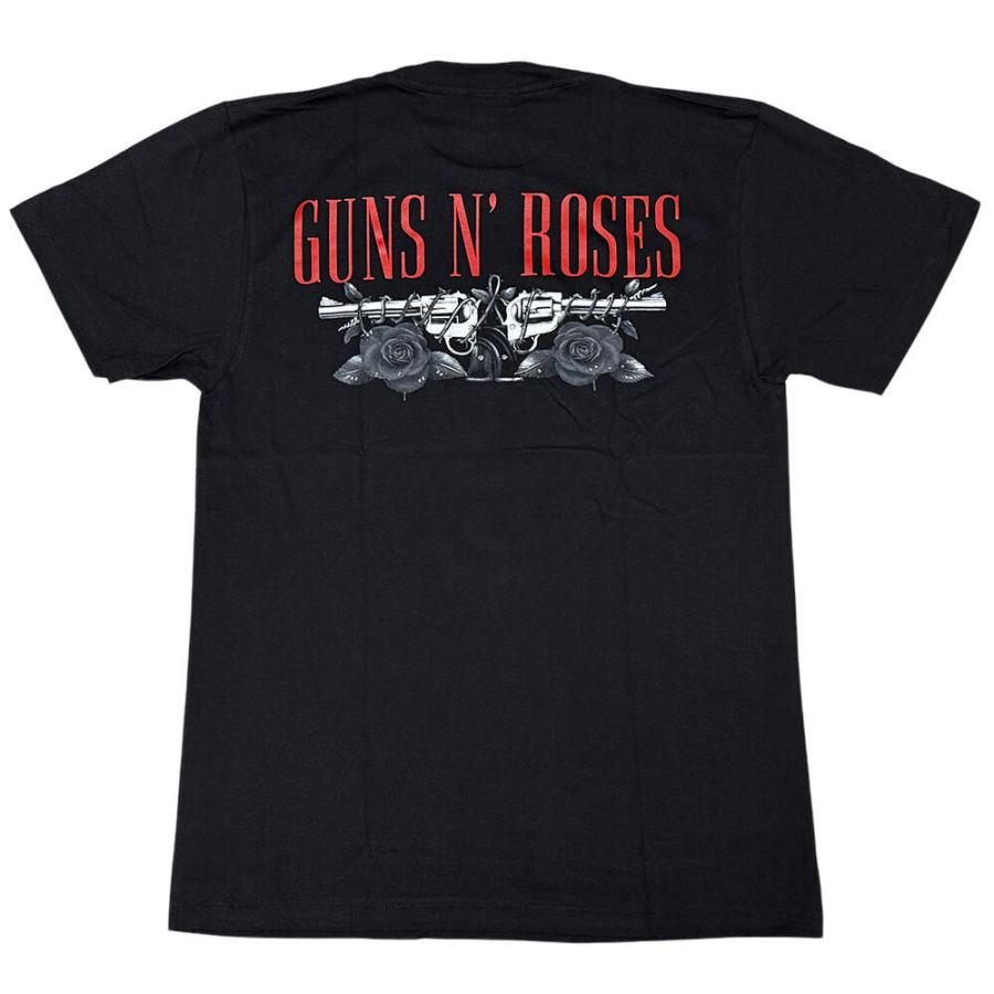 Guns'n'Roses ガンズ＆ローゼス 黒 メンズ レディース ロックTシャツ