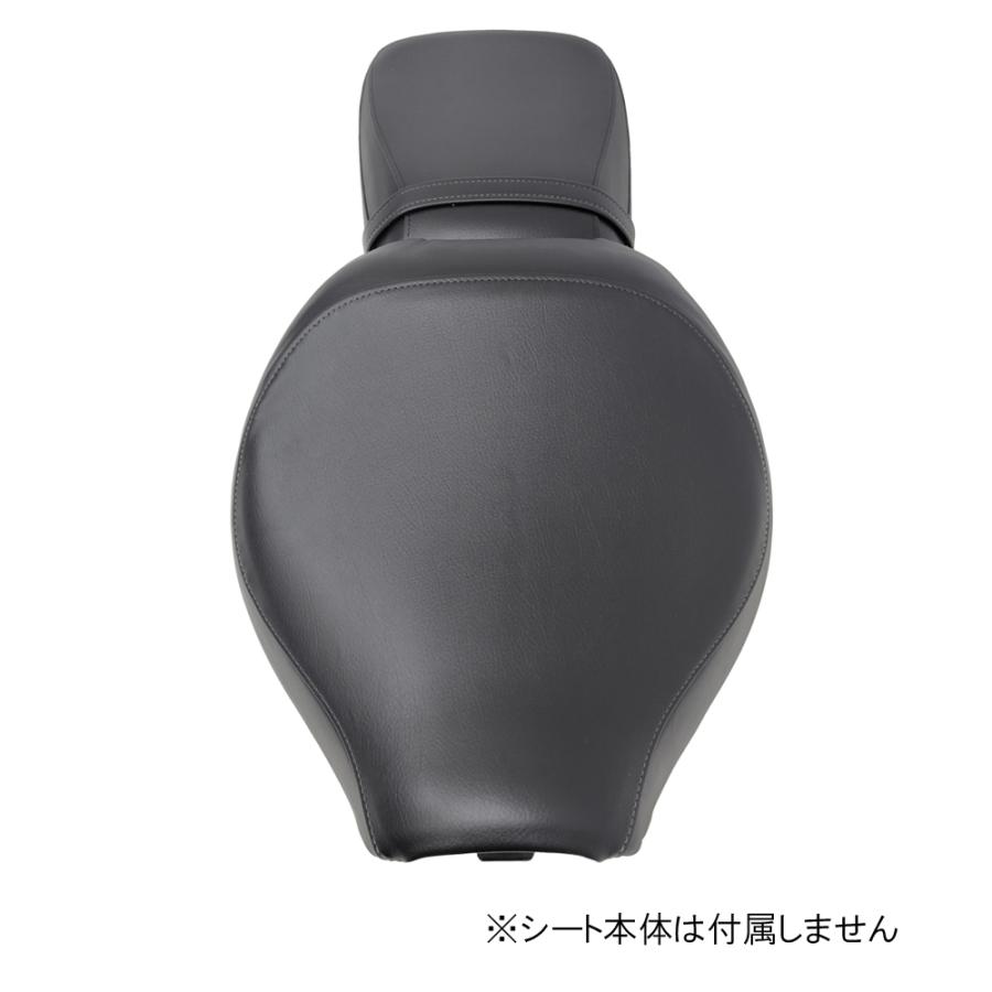 イントルーダー クラシック 400 前後セット 【黒】 カスタムシート