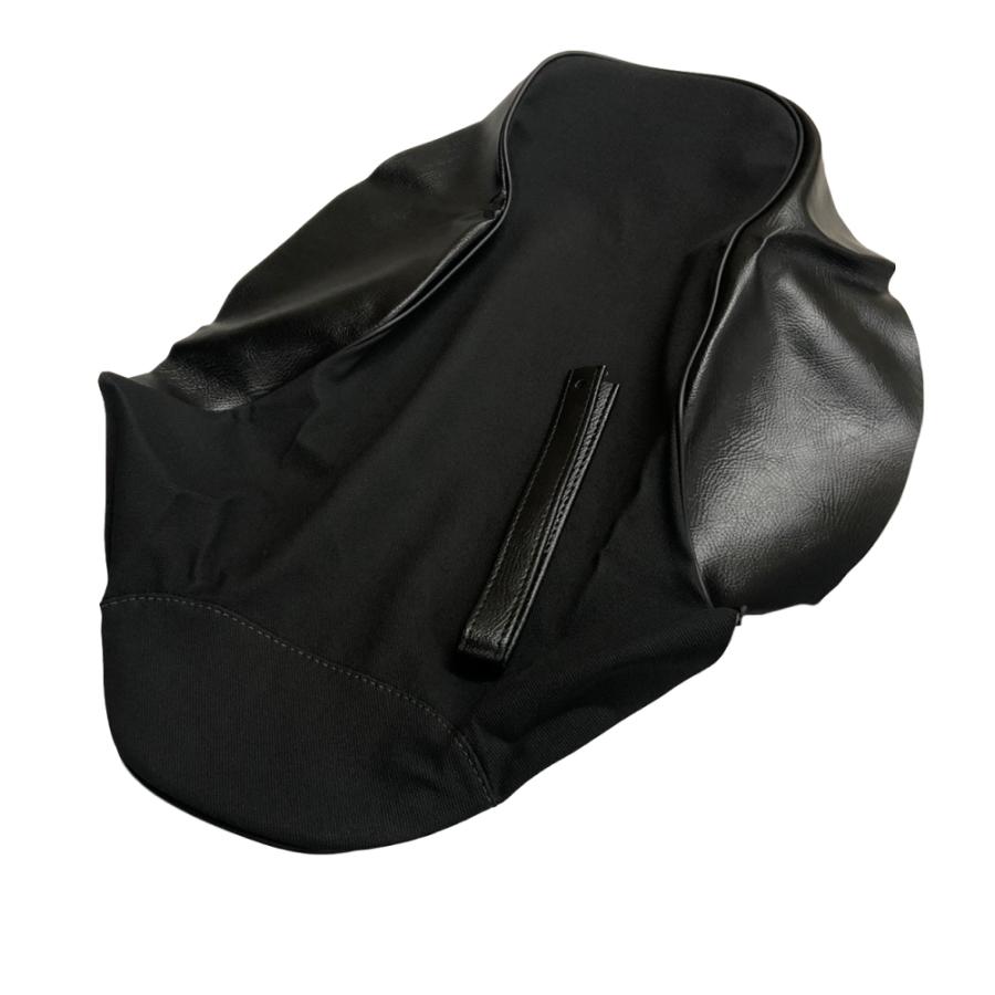 張り替え作業+色が選べる) ZRX400(ZR400E) シート/カバー/生地/表皮 黒