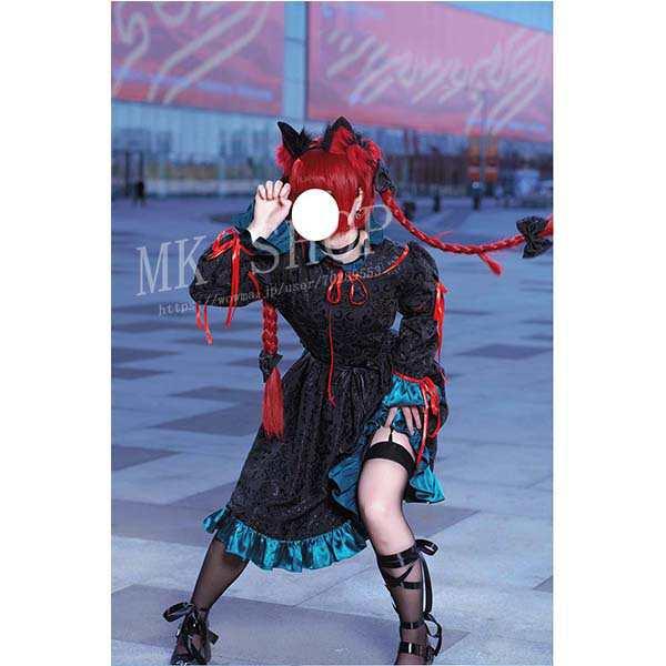 東方Project プロジェクト風 火焔猫 お燐 コスプレ 衣装 ウィッグ男女