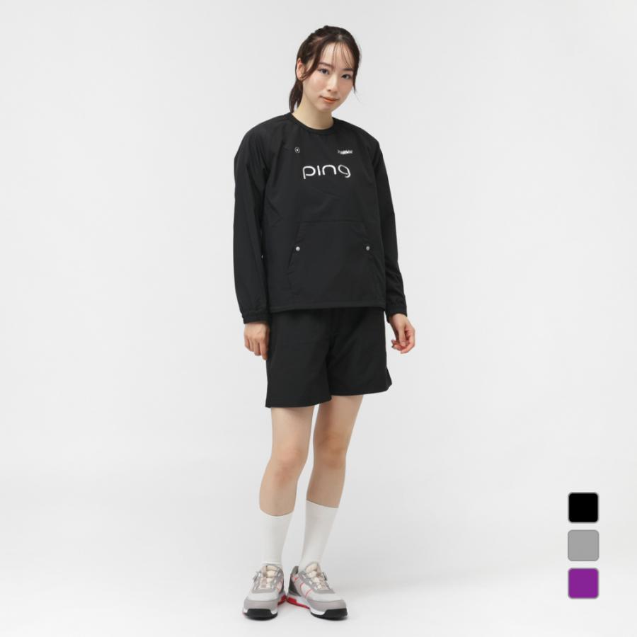 PING（ピン） レディース ゴルフウェア 長袖ウインドブレーカー 秋 冬