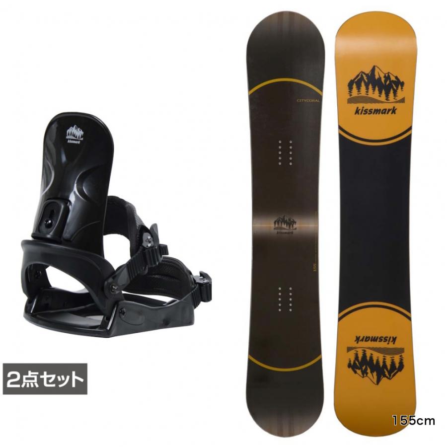 kissmark スノーボードビンディング ブラック M サイズ kissmark