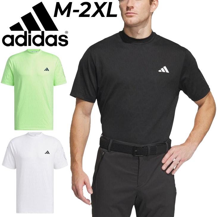 adidas（アディダス） モックネックシャツ 半袖 メンズ ゴルフウェア