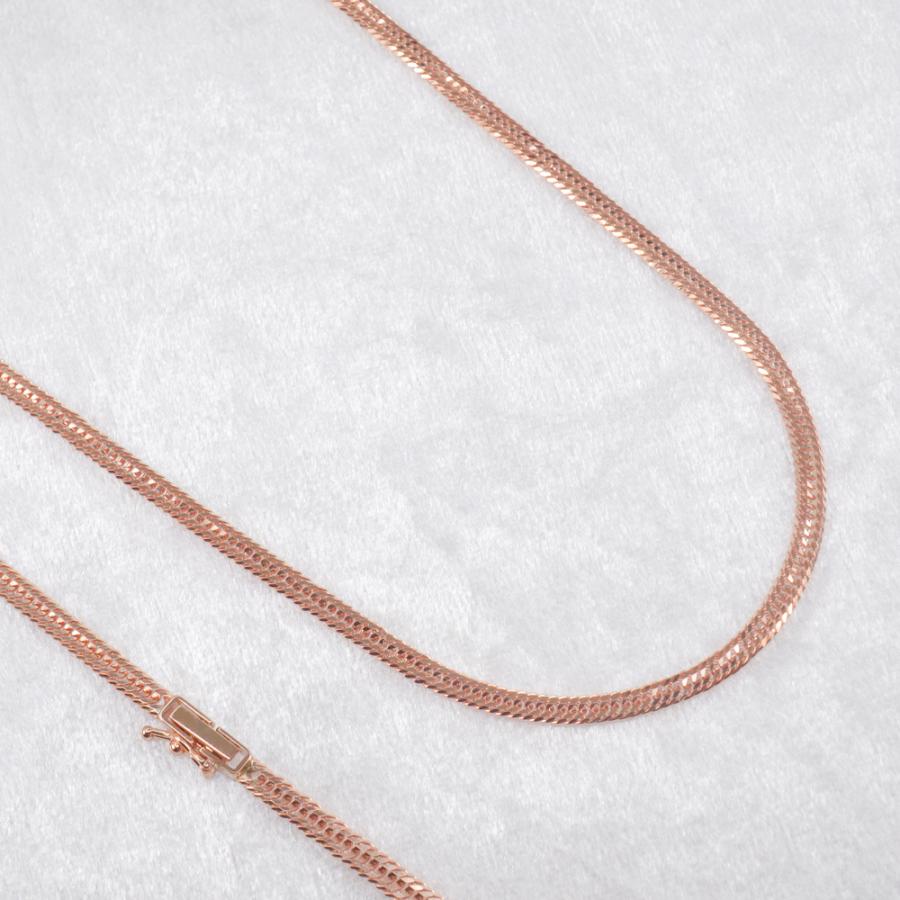 喜平 ネックレス ローズゴールド 18金 トリプル12面 50cm 12g 造幣局