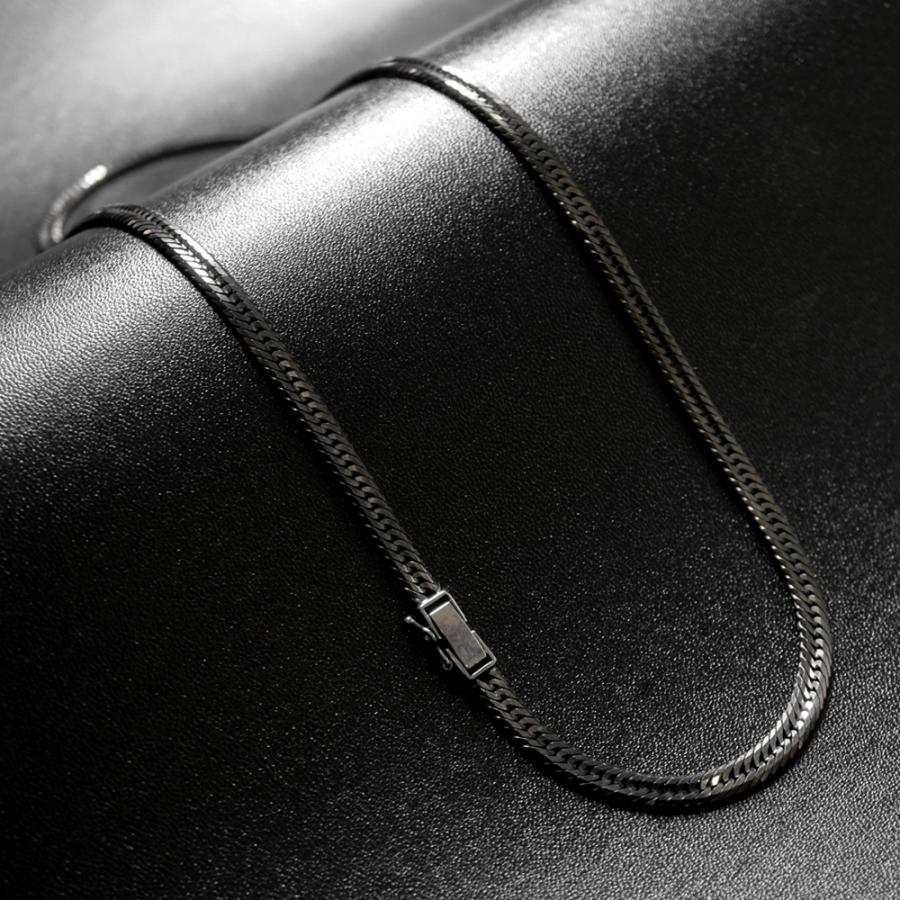 K18 ブラック 喜平 ネックレス トリプル12面 50cm 30g キヘイ 12面