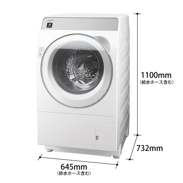 SHARP（シャープ） 洗濯機 ドラム式 11kg ドラム式洗濯乾燥機 ES-K11C