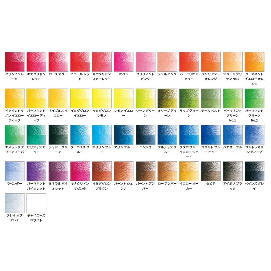 ホルベイン 水彩色鉛筆 50色セット 紙箱入り 全色 WP195 : アート銀座