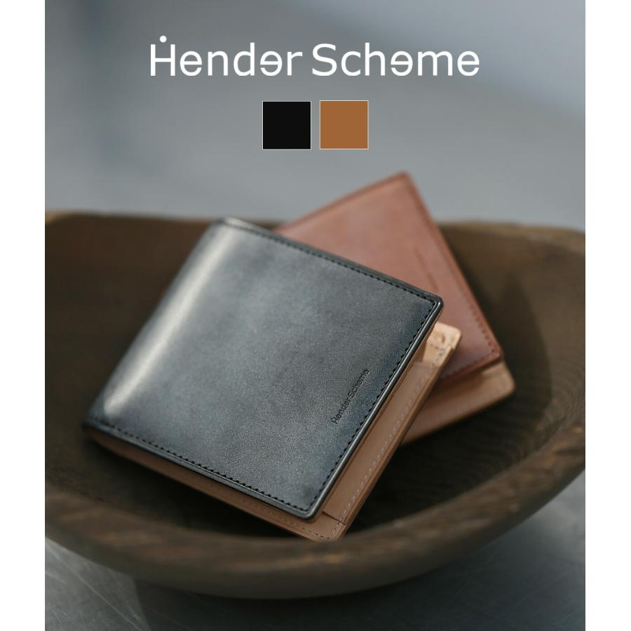 Hender Scheme（エンダースキーマ） ： half folded wallet / 全2色