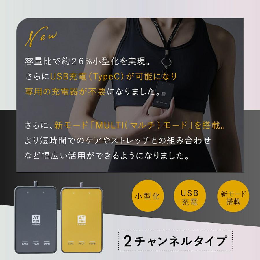 伊藤超短波 低周波治療器 ミニ AT-mini CHARGE エーティーミニ