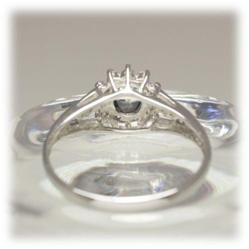 カラーチェンジ ガーネット リング 指輪 0.5ct K10WG