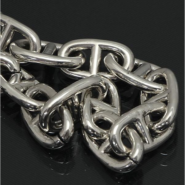 ノーブランド シェーヌダンクル アンカー チェーンブレスレット SV925