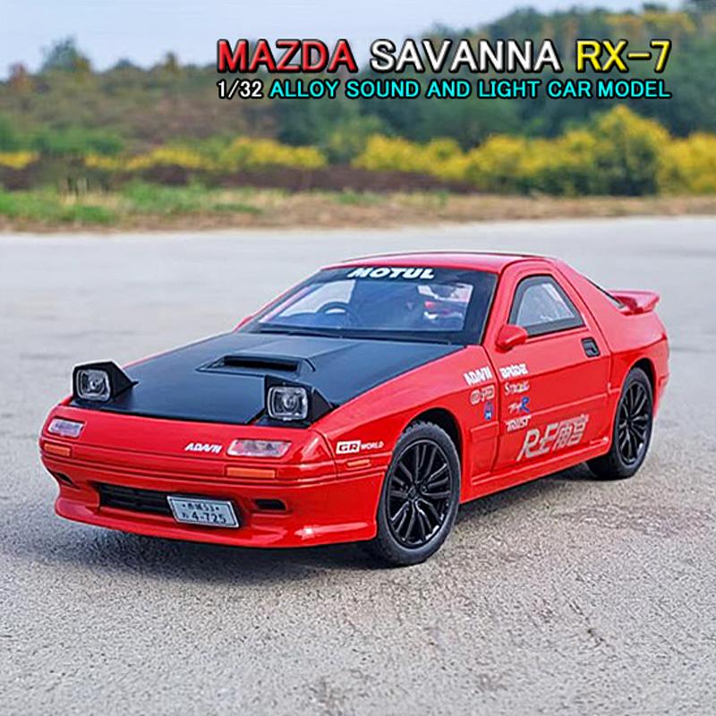 マツダ（Mazda） サバンナ RX-7 FC3 1/32 ミニカー 全3色 ライト点灯