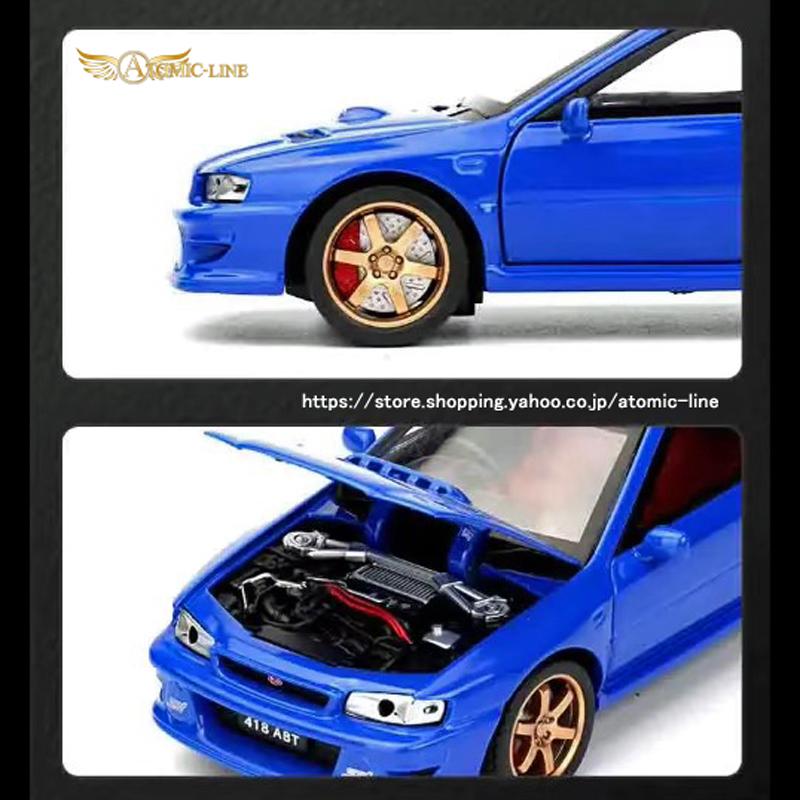 SUBARU（スバル） インプレッサ STI WRX GC8 1/32 ミニカー 全4色