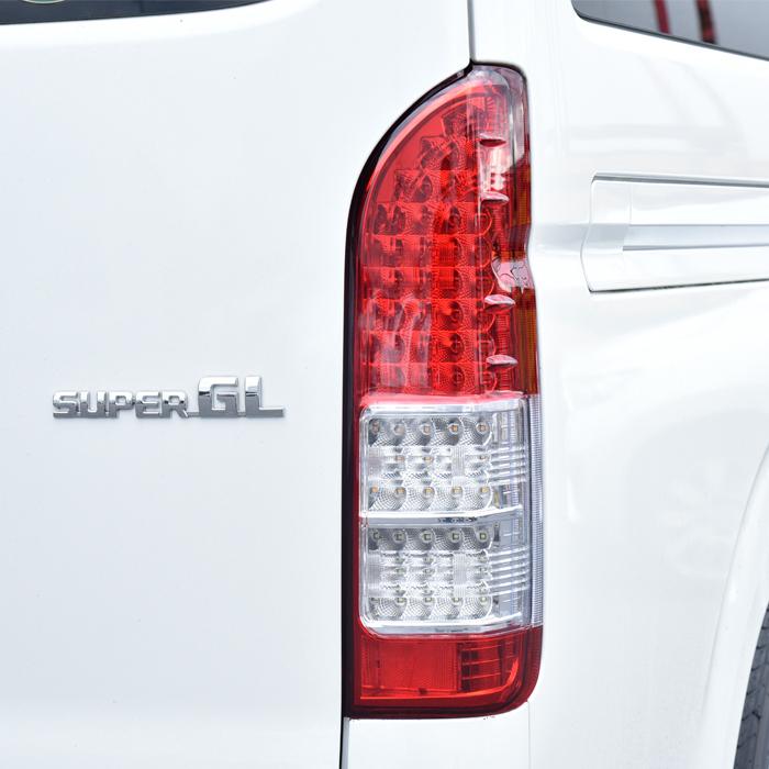 200系 ハイエース 4型 5型 6型 7型 8型 純正ルック LED テール ランプ