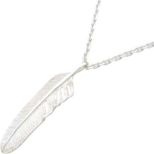 AQUA SILVER（アクアシルバー） ホワイトフェザーシルバーペンダント
