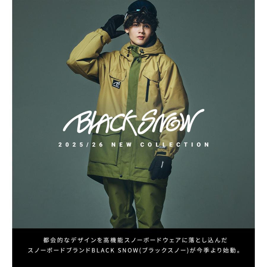 BLACK SNOW スノボウェア メンズ ジャケット 単品 スノーボードウェア