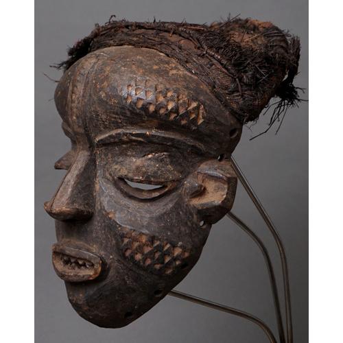 アフリカ コンゴ ペンデ族 マスク 仮面 No.179 木彫り アフリカン