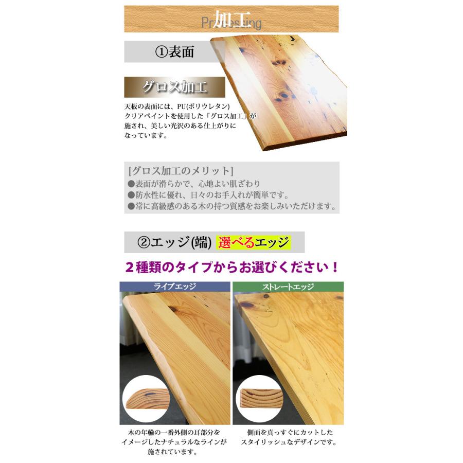 天板 デスク テーブル 天板のみ パイン材 W1400×D700×H30mm パイン