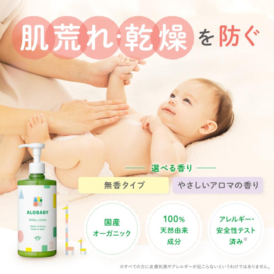ALOBABY（アロベビー） 【香りが選べる】 ミルクローション ビッグ