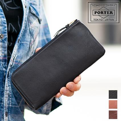 PORTER ポーター ソーク ロングウォレット 101-06055 長財布 L字