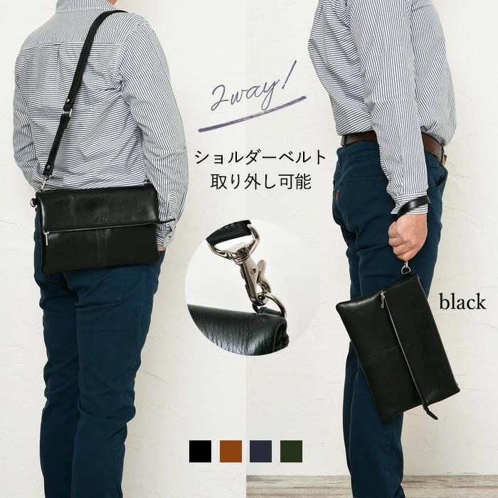 SEEKER（シーカー） メンズ ショルダーバッグ クラッチバッグ 2way
