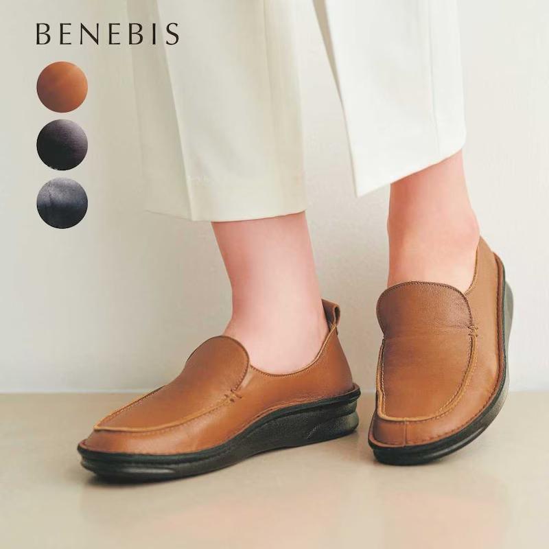 美品☆BENESU/ベネシュ/ブラウン/レディース/ドレスシューズ/レザー/24