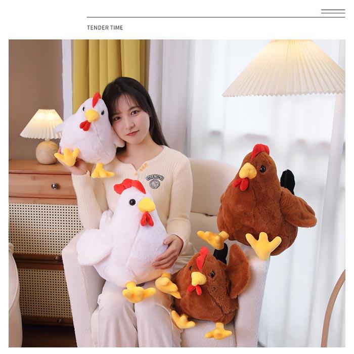 ぬいぐるみ おんどり にわとり リアル かわいい 抱き枕 インテリア