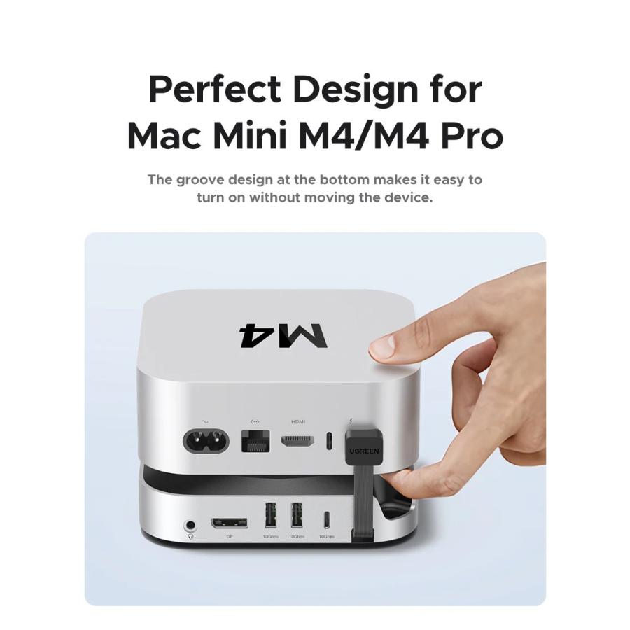 UGREEN Mac Mini用ドッキングステーション USB HUB Type-C to DP