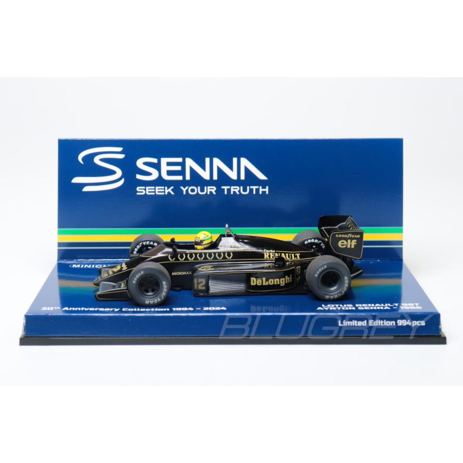 ミニチャンプス 1/43 ロータス F1 98T ルノー 1986 #12 アイルトン