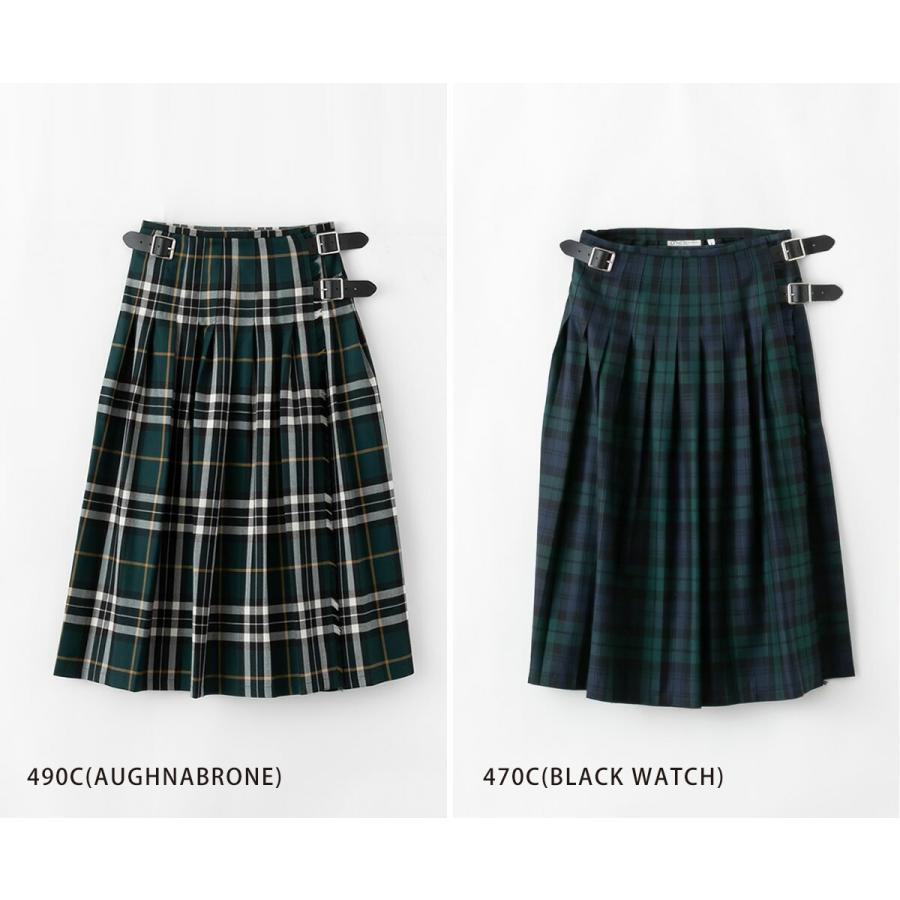 O'NEIL of DUBLIN（オニールオブダブリン） WRAP SKIRT ウール タック