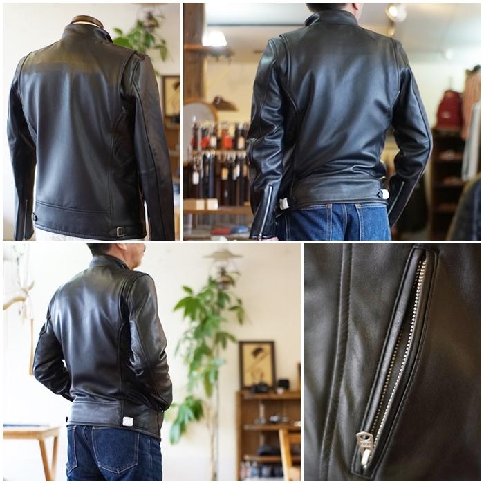 レトログレード RETRO GRADE シングルライダースジャケット ラムレザー