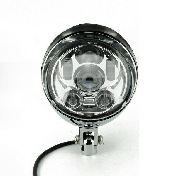 LEDヘッドライト ブレット 砲弾型 ハーレー ソフテイル ダイナ