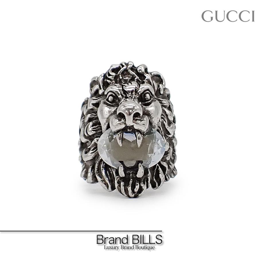 GUCCI（グッチ） 美品 ライオンヘッド リング 指輪 402763 シルバー