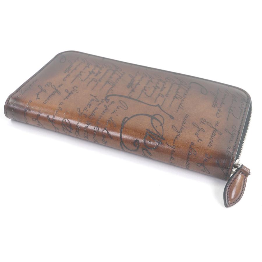 極美品□BERLUTI ベルルッティ 24年製 イタウバ ロングジップ