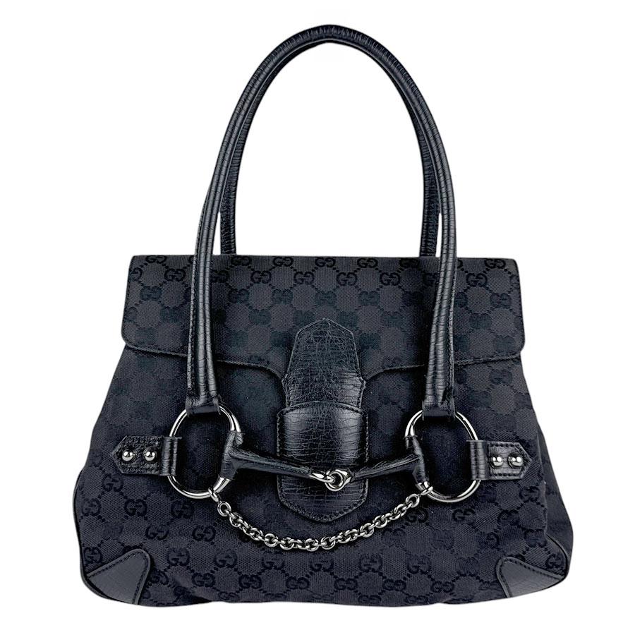 GUCCI（グッチ） ハンドバッグ ホースビット GGキャンバス/レザー