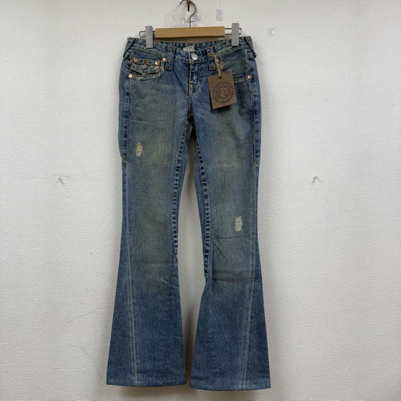 トゥルーレリジョン 503 フレア デニム パンツ ダメージ加工 26インチ