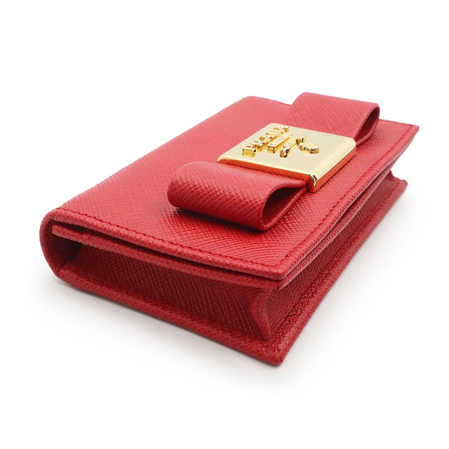 PRADA（プラダ） （未使用 展示品）プラダ リボン カードケース 名刺