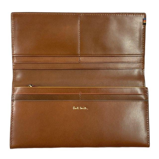 Paul Smith（ポール・スミス） 未使用 長財布 レザー ブラウン 茶色 二