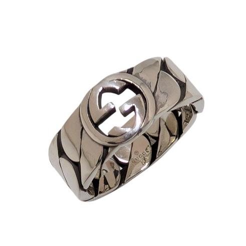 GUCCI（グッチ） リング インターロッキング Gリング 指輪 メンズ