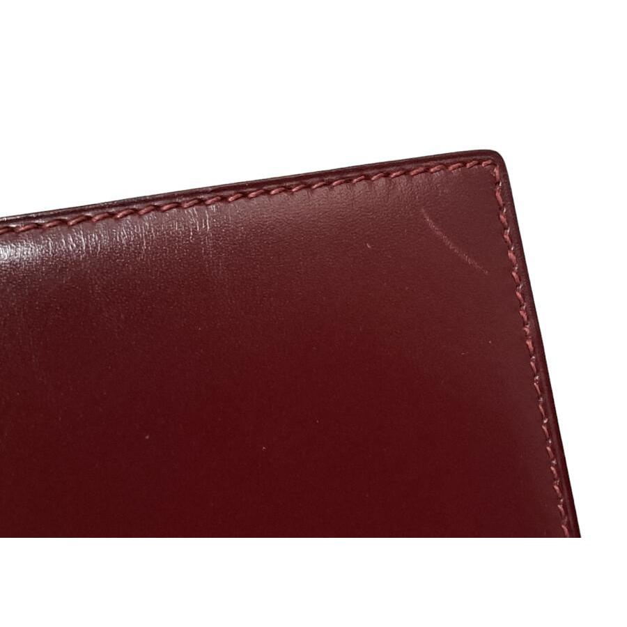 HERMES（エルメス） 手帳カバー レザー ボルドー タグホイヤー刻